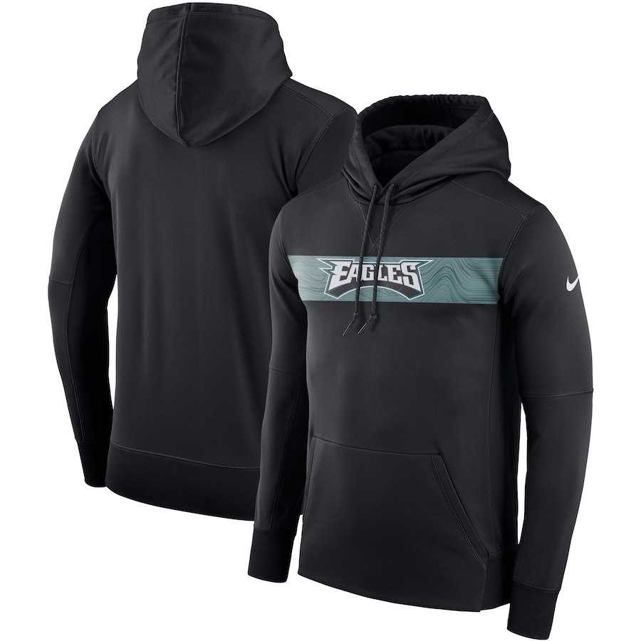 Men's Philadelphia Eagles Nike Sideline Team Performance Pullover Hoodie Black,We sell and wholesale Men's Philadelphia Eagles Nike Sideline Team Performance Pullover Hoodie Black on line form chian!